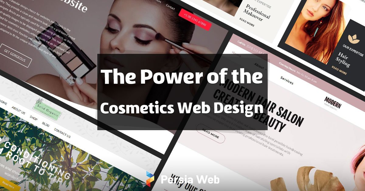 Cosmetics Web Design