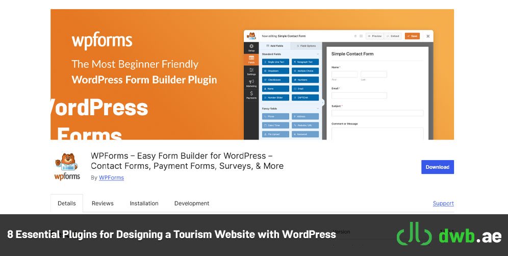 8 Essential Plugins for Designing a Tourism Website with WordPress