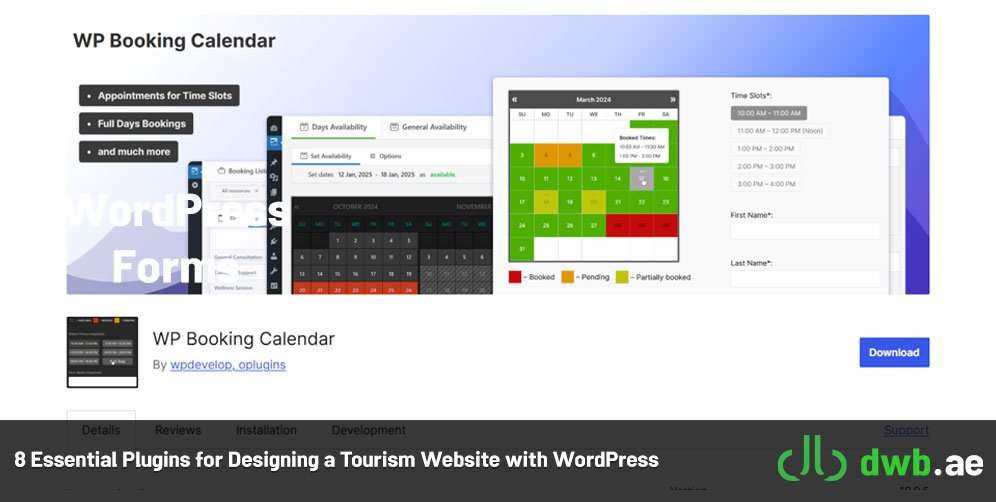 8 Essential Plugins for Designing a Tourism Website with WordPress