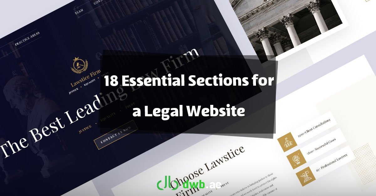 18 Essential Sections for a Legal Website