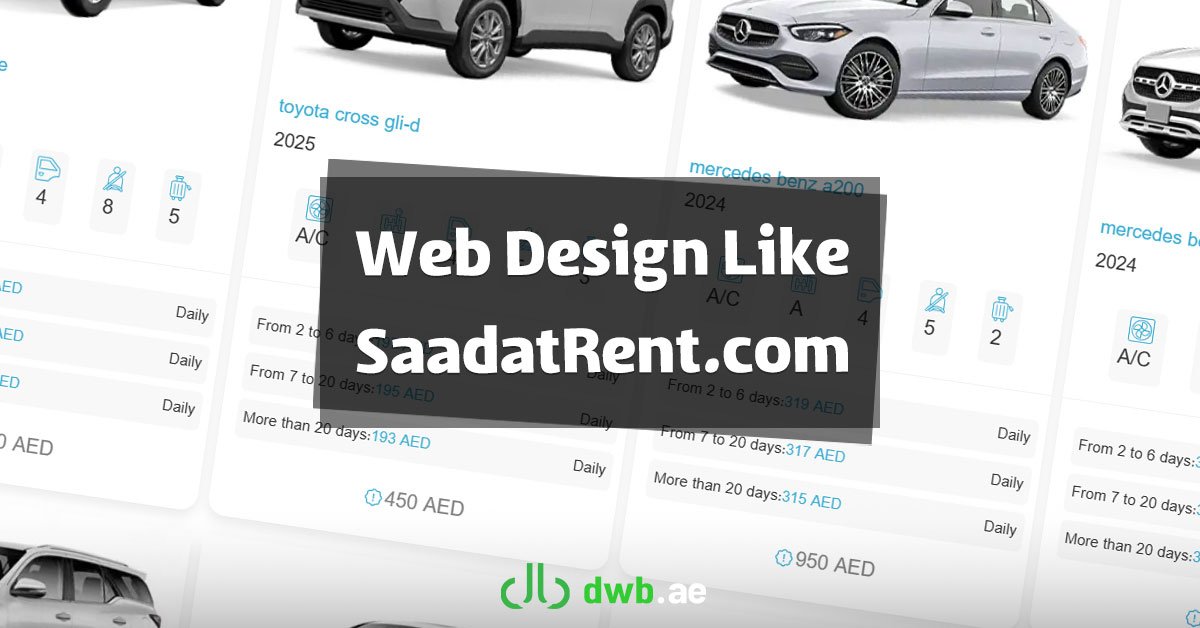 Web Design Like SaadatRent.com