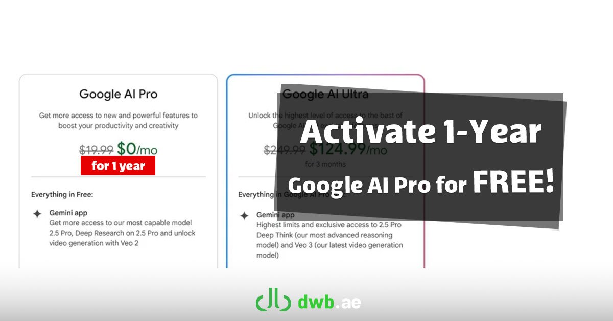 Google AI Pro for FREE